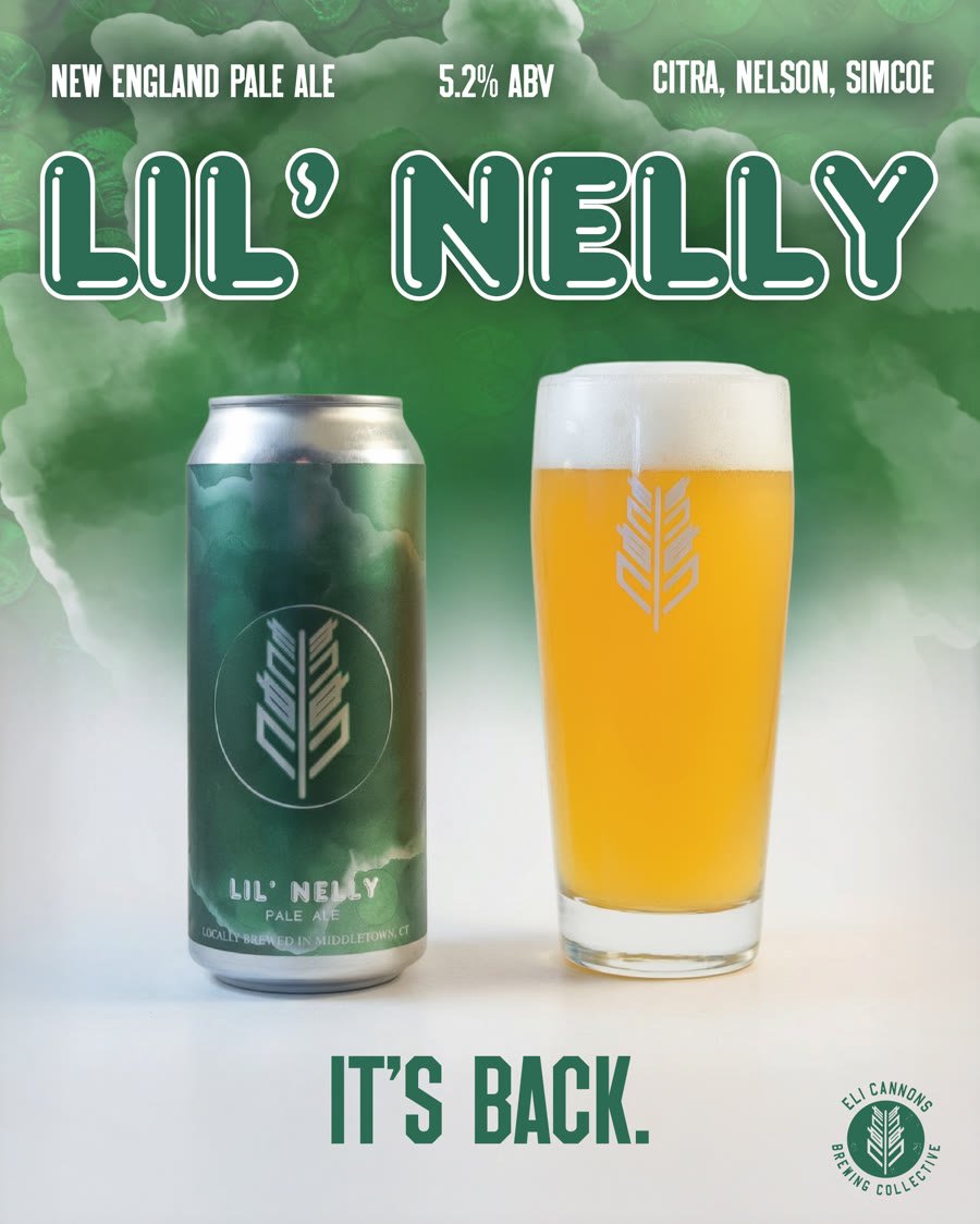 Lil' Nelly Release — graphic design for Eli Cannon's Brewing Collective