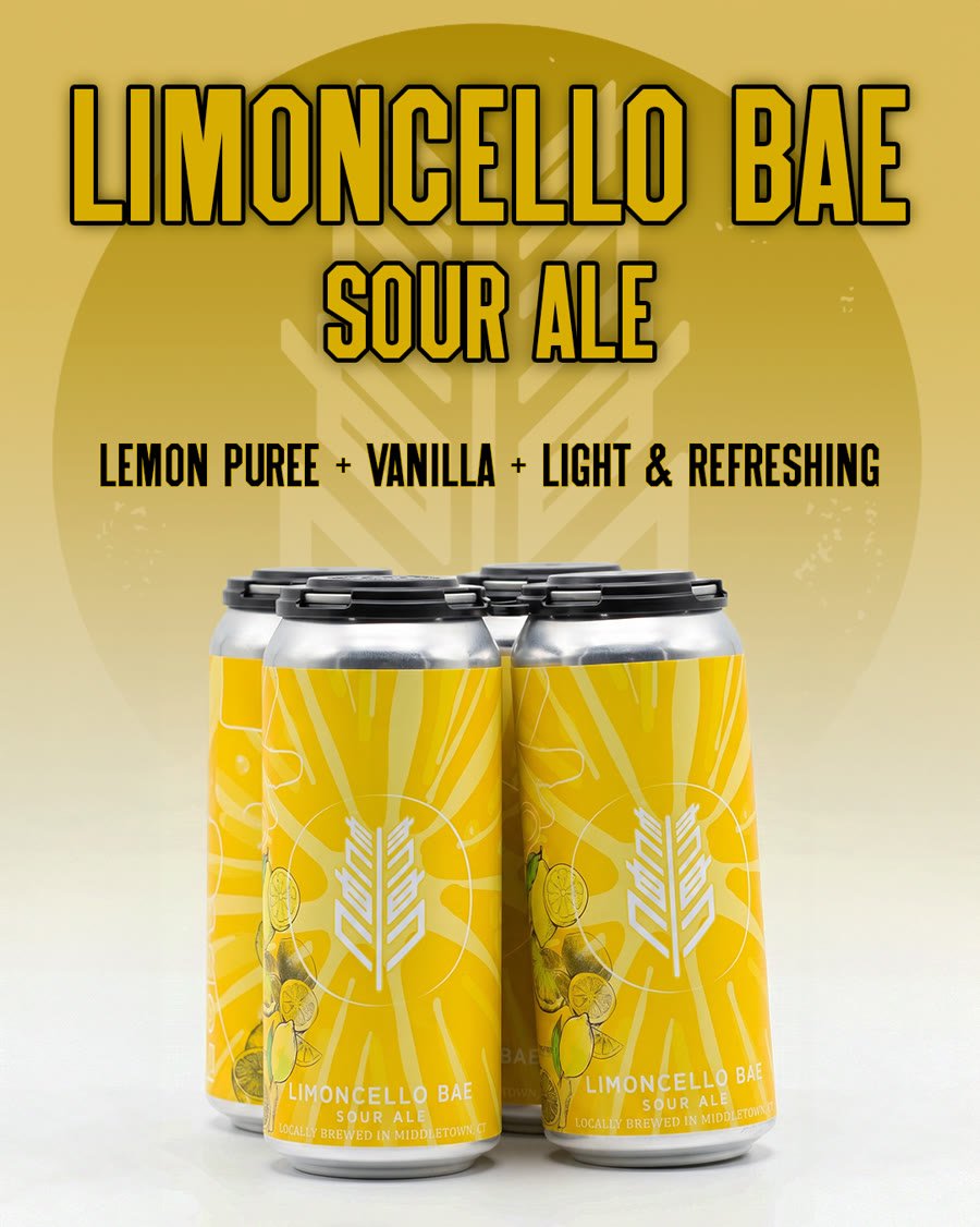 Limoncello Bae Release — graphic design for Eli Cannon's Brewing Collective